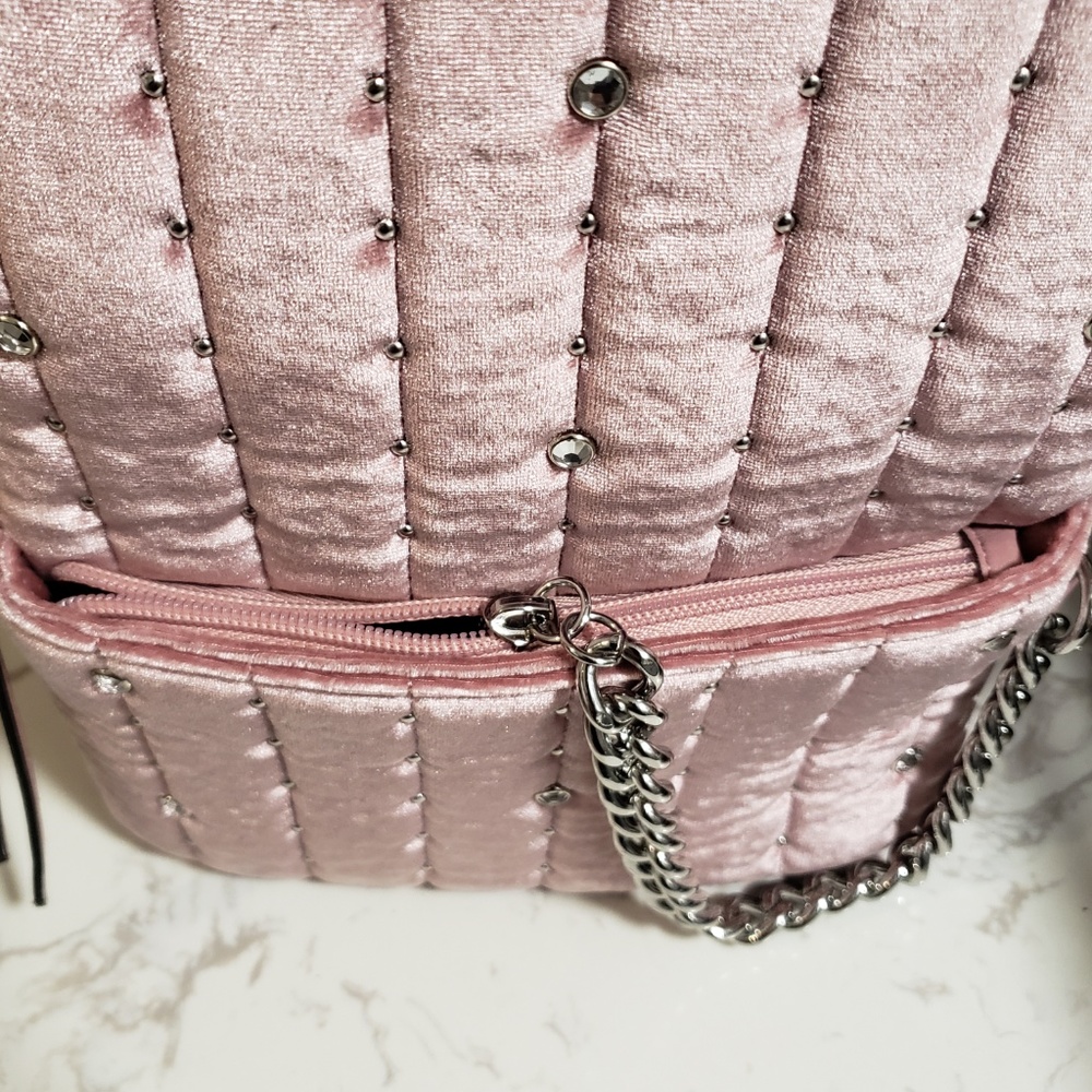 Victoria's Secret Velvet Backpack - Picture 2 of 4